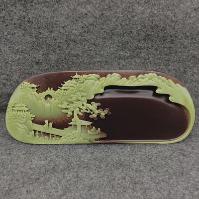 【松林雅集】许亚祥作品 工艺美术师 紫袍玉带石 观赏收藏