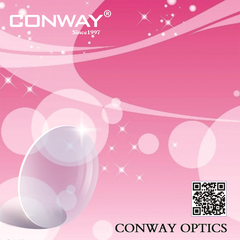 Conway 1.56网上配镜近视太阳镜片 配眼镜眼镜片 2片防蓝光镜片