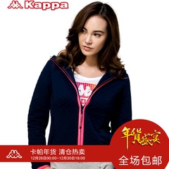 3皇冠正品KAPPA 背靠背女士运动服棉服冬季贴身保暖外套K0462MJ01