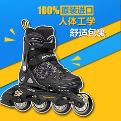 正品Rollerblade TR 儿童可调轮滑鞋旱冰鞋溜冰鞋男女套装直排轮