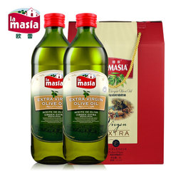 西班牙进口欧蕾橄榄油特级初榨橄榄油1000ml*2食用油礼盒