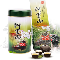 台湾阿里山茶 台湾高山乌龙茶 南投竹山阿里山茶叶150g/罐经典