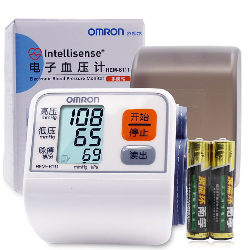 欧姆龙电子血压计HEM-6111手腕式全自动测血压仪y产品展示图3