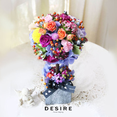 『Desire』精致绣球花玫瑰果花树教师节生日礼物北京同城鲜花速递