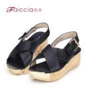 Color metal wood, not new counters authentic fashion casual women's Sandals WGBA94404B