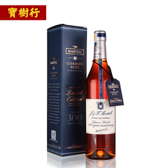 宝树行 马爹利蓝带三百周年纪念版700mL MARTELL干邑白兰地