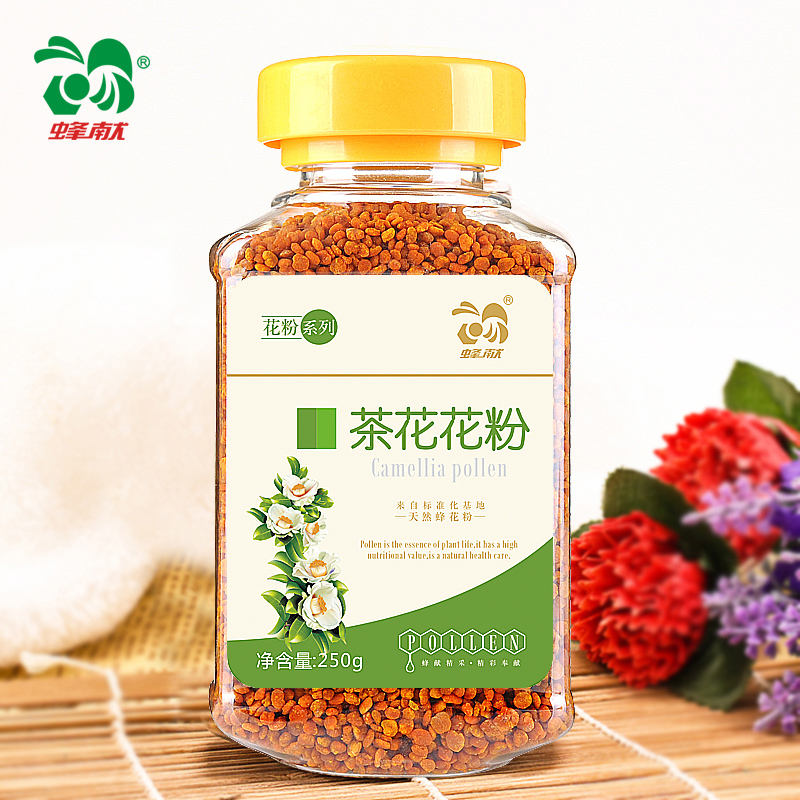 蜂献 茶花粉 山茶花粉 天然蜂花粉正品 富含维B 250g产品展示图5