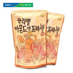 韩国进口Toms Farm汤姆农场焦糖杏仁与椒盐饼干210g*2