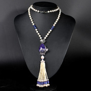 Very limited new Thai Shu ju Lai, natural mother of Pearl Necklace tassel female Korean necklace