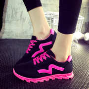 Trendy Korean version 2015 winter sports shoes and leisure shoes flat heel and cashmere band students running shoes women shoes