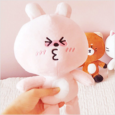 韩国代购动漫dingofriends粉色兔兔香草香草兔兔子毛绒布艺类玩具