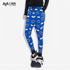 Seven space space OTHERMIX athletic bat stamp feet street fashion harem pants women