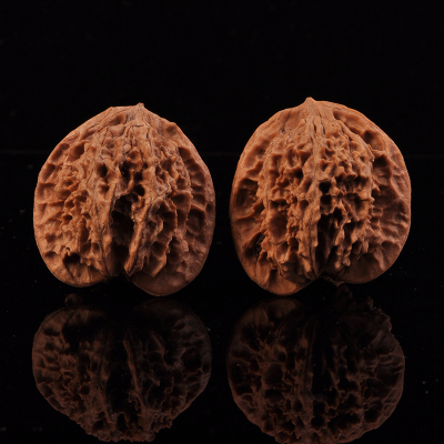 山西官帽 4.1m 文玩核桃一对 ht23