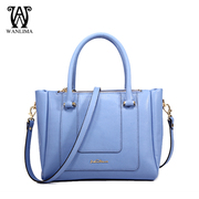 New Wanlima/million 2015 winter women simple ladies bag slung leather tote bags