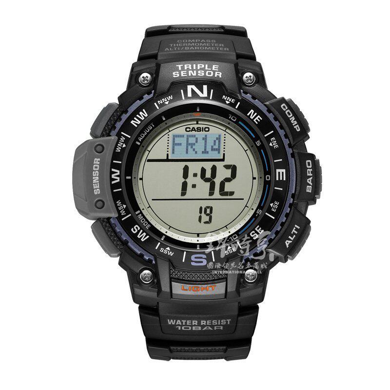 卡西欧(casio)手表登山男表户外防水运动数显电子男表sgw-1000-1a