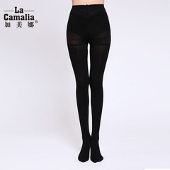 Camalia/加美娜春秋款收腹提臀80D天鹅绒 美腿防勾丝连裤袜08853