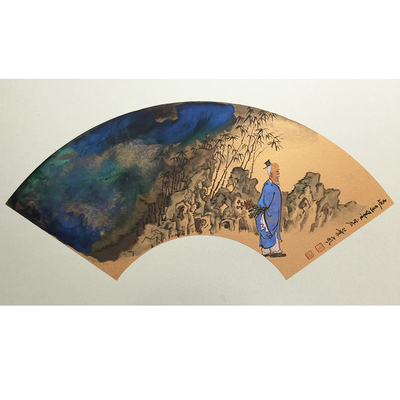 叶岚《逍遥墨客》著名国画家