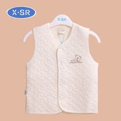 XSR 0-2岁婴儿新生儿棉马甲 男女童装衣服宝宝背心马夹坎肩春秋冬