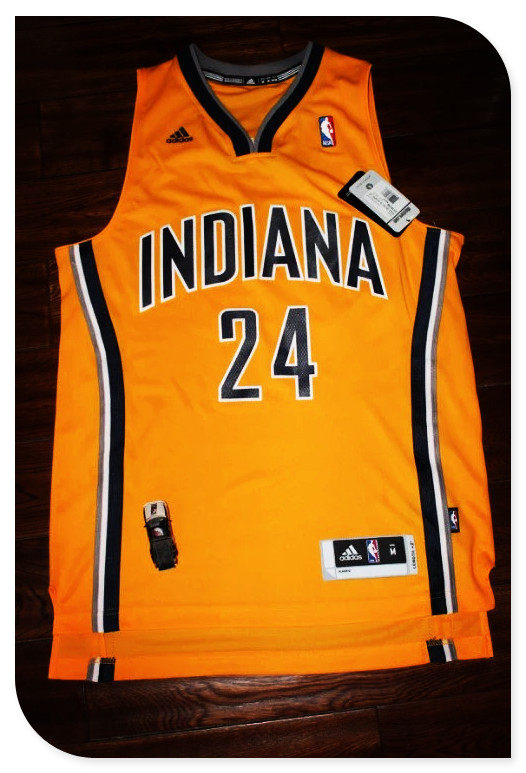 美版 全新 nba  步行者 乔治 二客 r30 sw 球衣