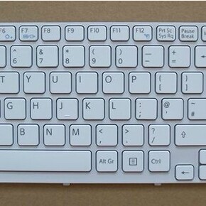 sony 索尼 sve15 sve151c11t 笔记本键盘 俄文 ru 黑色 白色