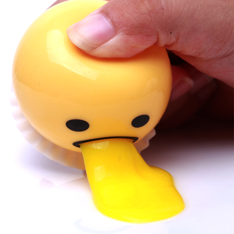 凡夫子 蛋黄哥玩具呕吐的蛋黄懒蛋蛋懒懒蛋奶黄包捏捏乐整蛊玩具产品展示图5