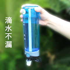 进口塑料创意运动水壶户外水瓶便携随手杯子随行水杯成人吸管水杯