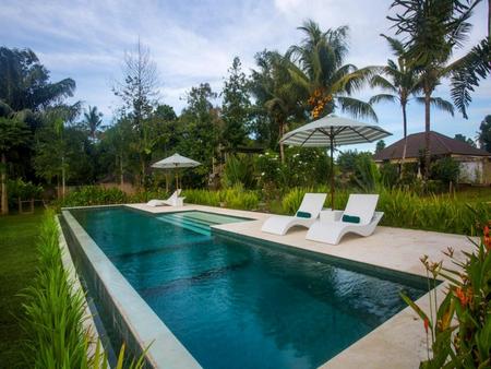 Vista garden villa 1 bed large pool central Ubud