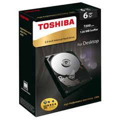 Toshiba/东芝 HDWE160 6TB 台式机硬盘 X300系列 盒装