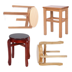 矮凳实木小凳子板凳马扎仿古方凳圆凳儿童凳子换鞋凳简约榉木餐凳