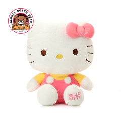 正版hello kitty公仔哈喽KT凯蒂猫咪毛绒玩具布娃娃男女生日礼物