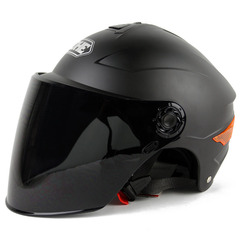 永恒夏盔摩托车头盔防紫外线双镜片男女夏盔电动车安全帽YH-357
