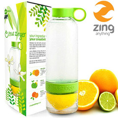 zinganything韩国正品柠檬杯CitrusZinger塑料便携榨汁随手水杯子