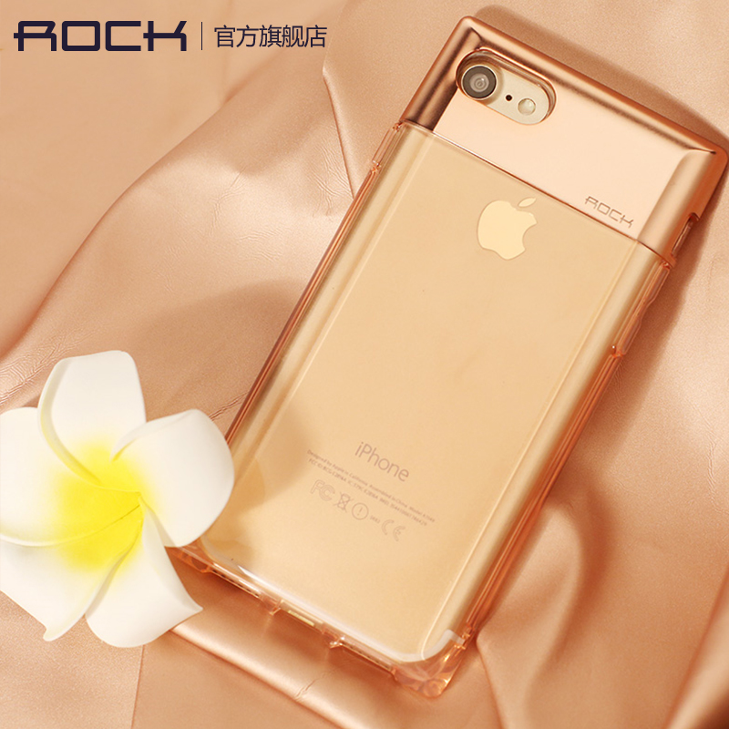 ROCK苹果7手机壳透明硅胶防摔女iPhone7plus创意保护套时尚新款七产品展示图4