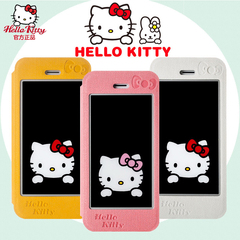 Hello Kitty凯蒂猫5S手机套翻盖视窗皮套苹果iPhone5S手机壳可爱