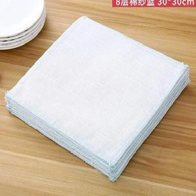 白色纱布毛巾图片