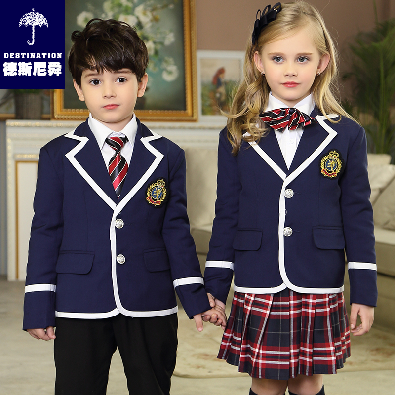 德斯尼舜英伦幼儿园园服校服小学生校服班服春秋套装秋冬外套西装产品展示图1