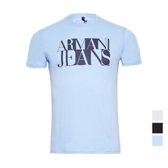 香港代购Armani Jeans/阿玛尼AJ 男大logo圆领短袖T恤C6H72