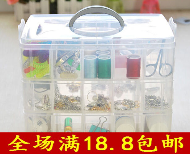 2014 new pattern Three-tier storage box Plastic storage box Large jewelry boxin the Storage consolidation , Home Storage appliances , Storage box , Storage box category - from Buy2taobao.com to provide professional Taobao agent buy service