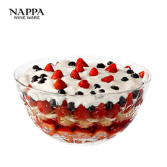 NAPPA水晶果盘果斗大号沙拉水果盘现代时尚欧式点心盘果斗特价
