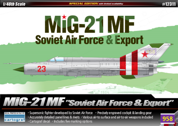爱德美拼装模型12311 1/48 苏联 Mig-21 MF 战斗机|msdalam kategori Toy/bayi/teka-teki/blok bangunan/model, model statik, model pesawat - dari Buy2taobao.com untuk memberikan perkhidmatan ejen Taobao profesional membeli