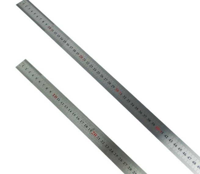 钢板直尺1米长度不锈钢贴膜钢直尺