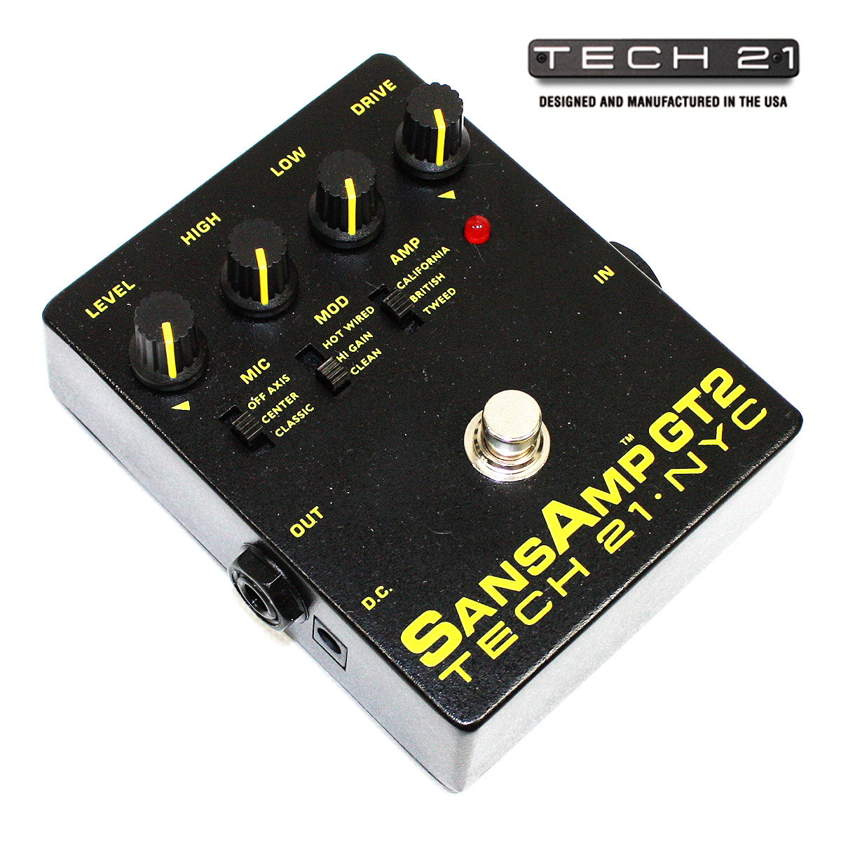 tech21 tech 21 gt2 sansamp gt2 单块效果器 音箱模拟失真 前级