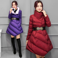2016冬季新品女装韩版棉服甜美收腰显瘦羽绒棉袄加厚保暖棉衣外套