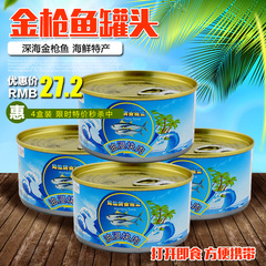 油浸金枪鱼罐头寿司食材披萨料理沙拉海鲜特产170g*4罐头鱼