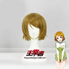 主宰者 Love Live! 小泉花阳 亚麻色 原版收脸 cos假发 新品特价