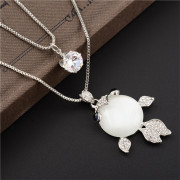 Good necklace for women winter sweater simple Joker accessories long fashion necklace Korea jewelry pendant package mail