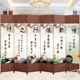 中式仿古屏风折屏隔断墙客厅省空间移动简易实木双面折叠布艺伸缩