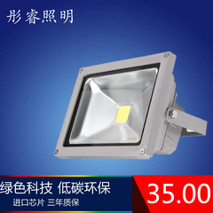 LED投光灯150W100W70W50W30W20W10W工矿泛光投射灯户外广告照树灯