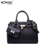 Fall 2015 the new pure color bag lock Crossbody Korean leisure packages elegance handbag