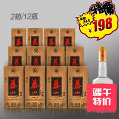 泰山白酒38度金缘500mL*12瓶小窖佳酿浓香型2整箱礼盒装礼品